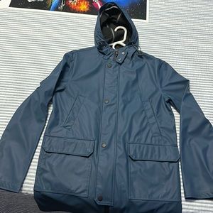 Jackthreads Brand Rain Jacket Navy Blue Men’s Small